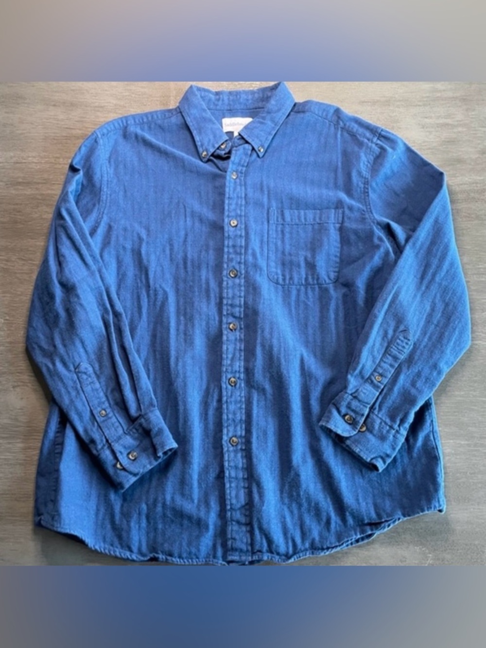 Saddlebred Blue Button Down Long Sleeve Shirt